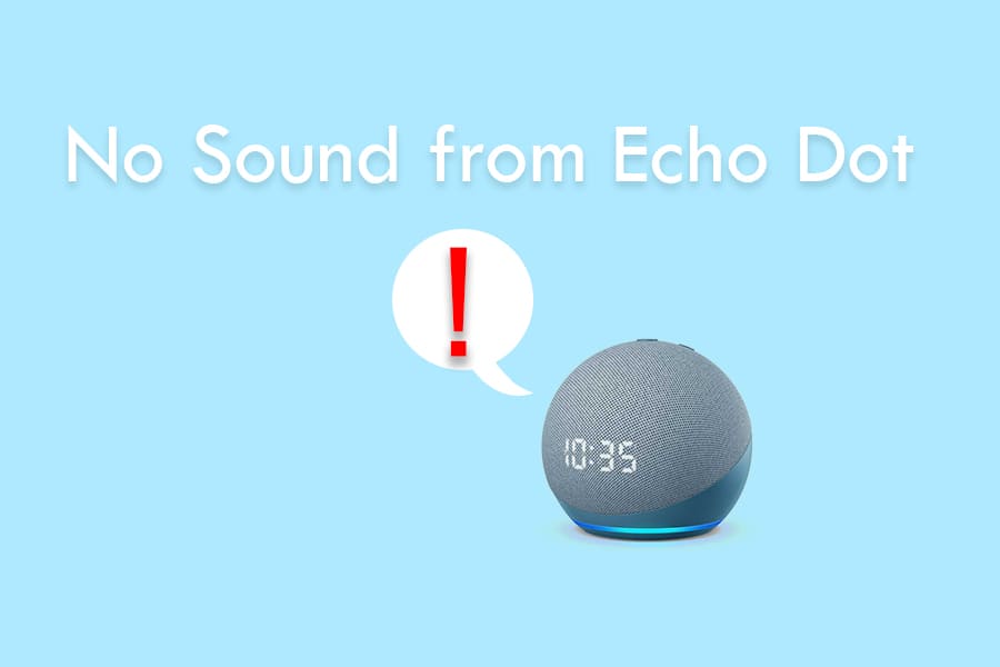 echo dot no sound
