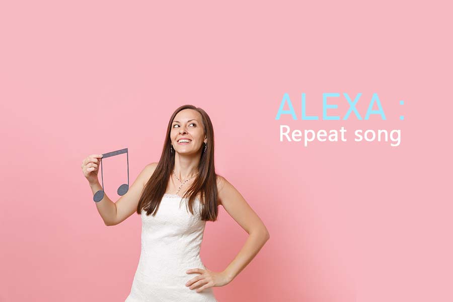 alexa repeat song