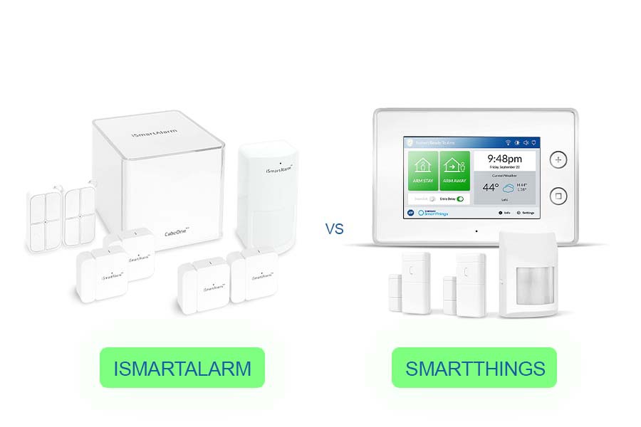 ismartalarm vs smartthings