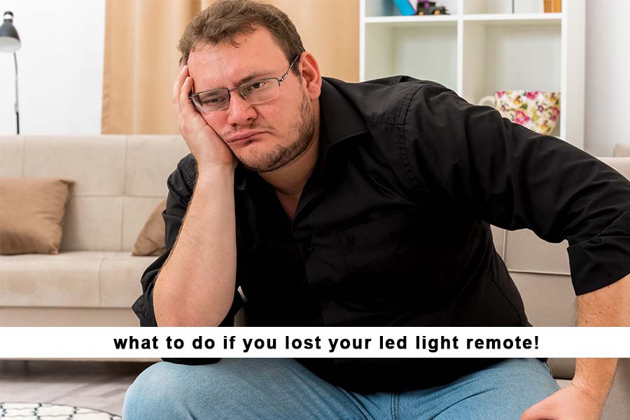 what to do if you lost your led light remote