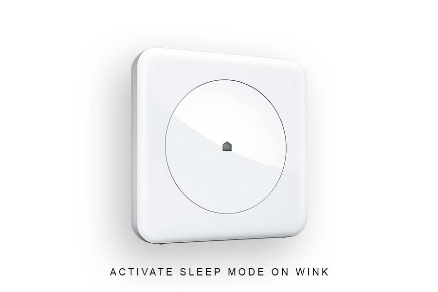 activate sleep mode on wink