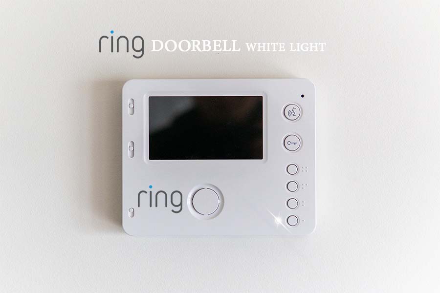 ring doorbell white light